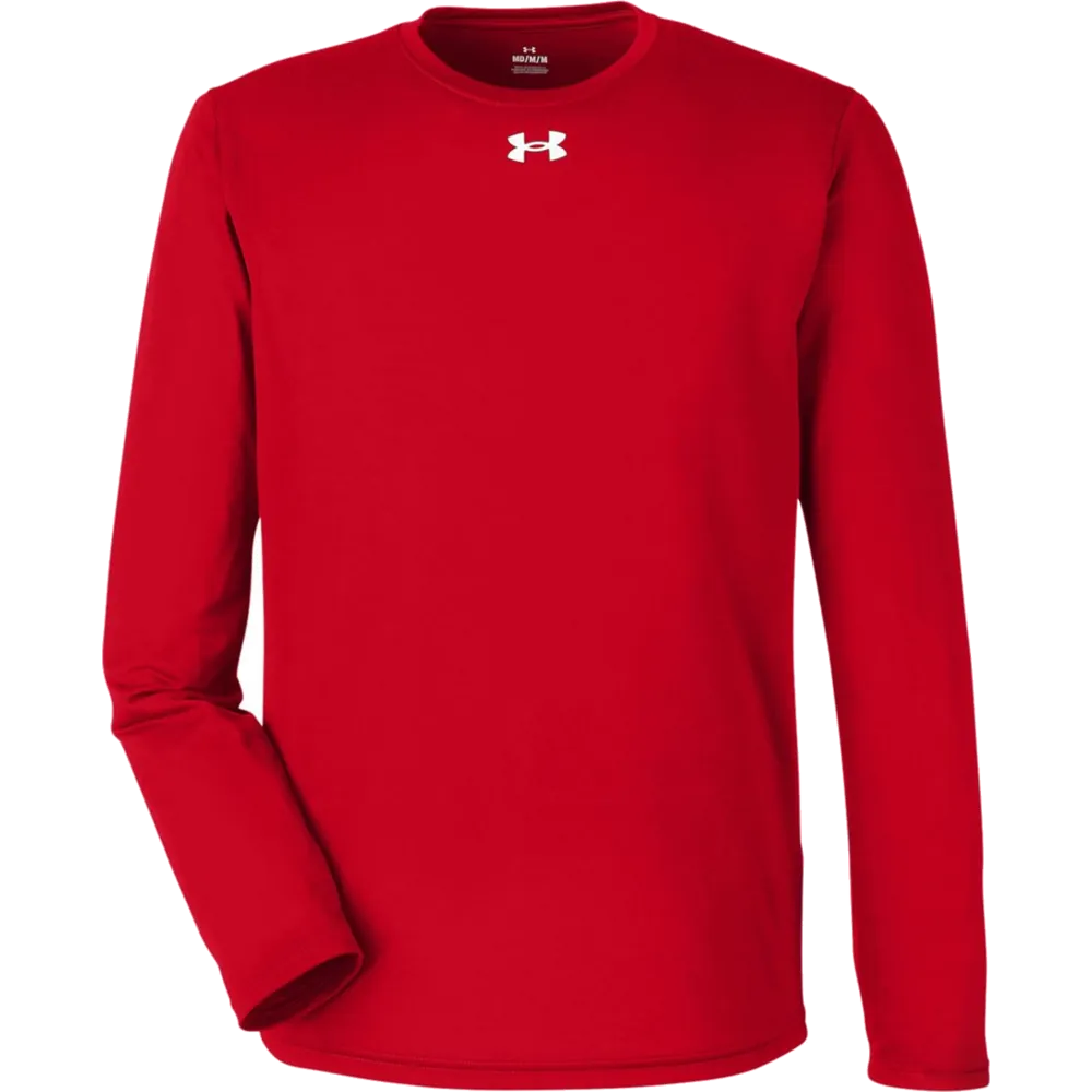 Under Armour 1376843 Team Tech Long Sleeve T-Shirt – POD — Red/ White