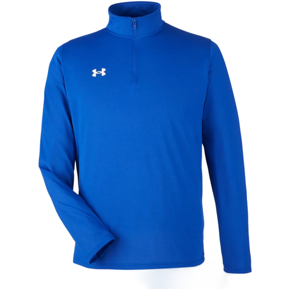 Under Armour 1376844 Team Tech Quarter-Zip Pullover – POD — Royal/ White