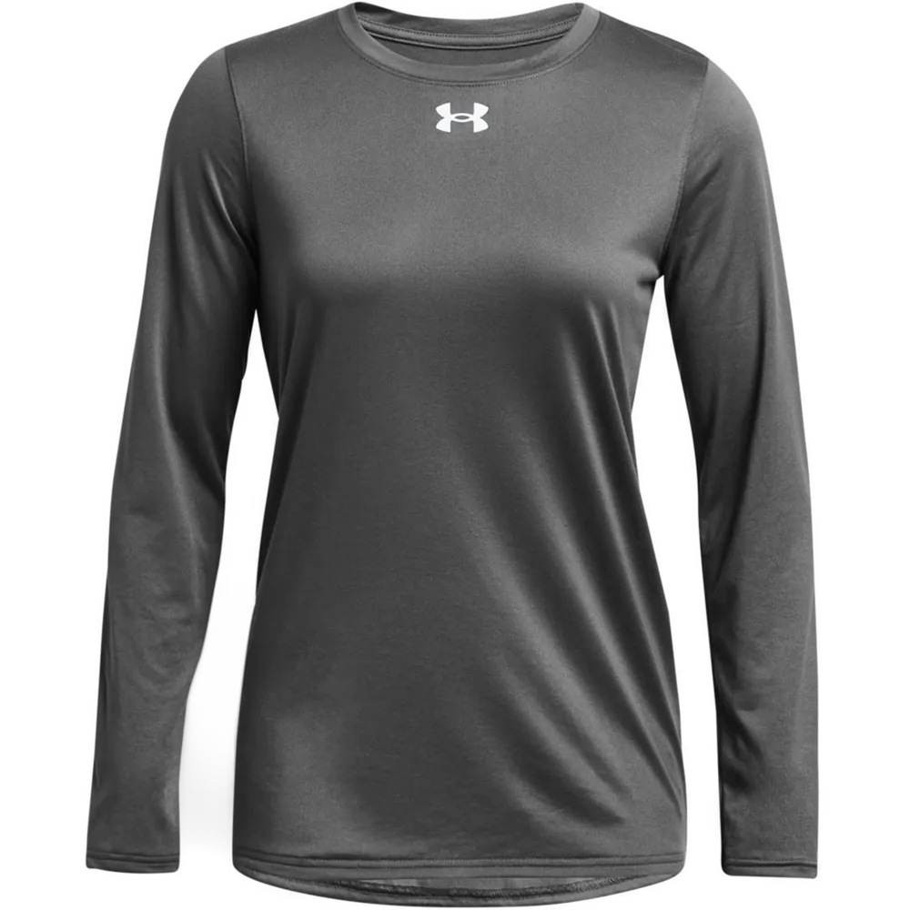 Under Armour 1376852 Women's Team Tech Long Sleeve T-Shirt – POD — Castlerock/ White