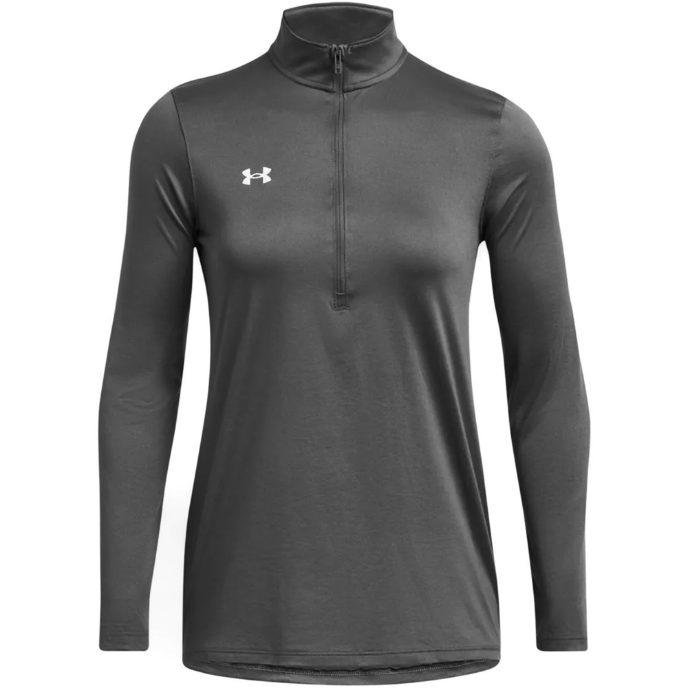 Under Armour 1376862 Women's Team Tech Half-Zip – POD — Castlerock/ White
