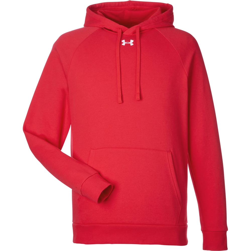Rival Fleece Hooded Sweatshirt — Red/ White