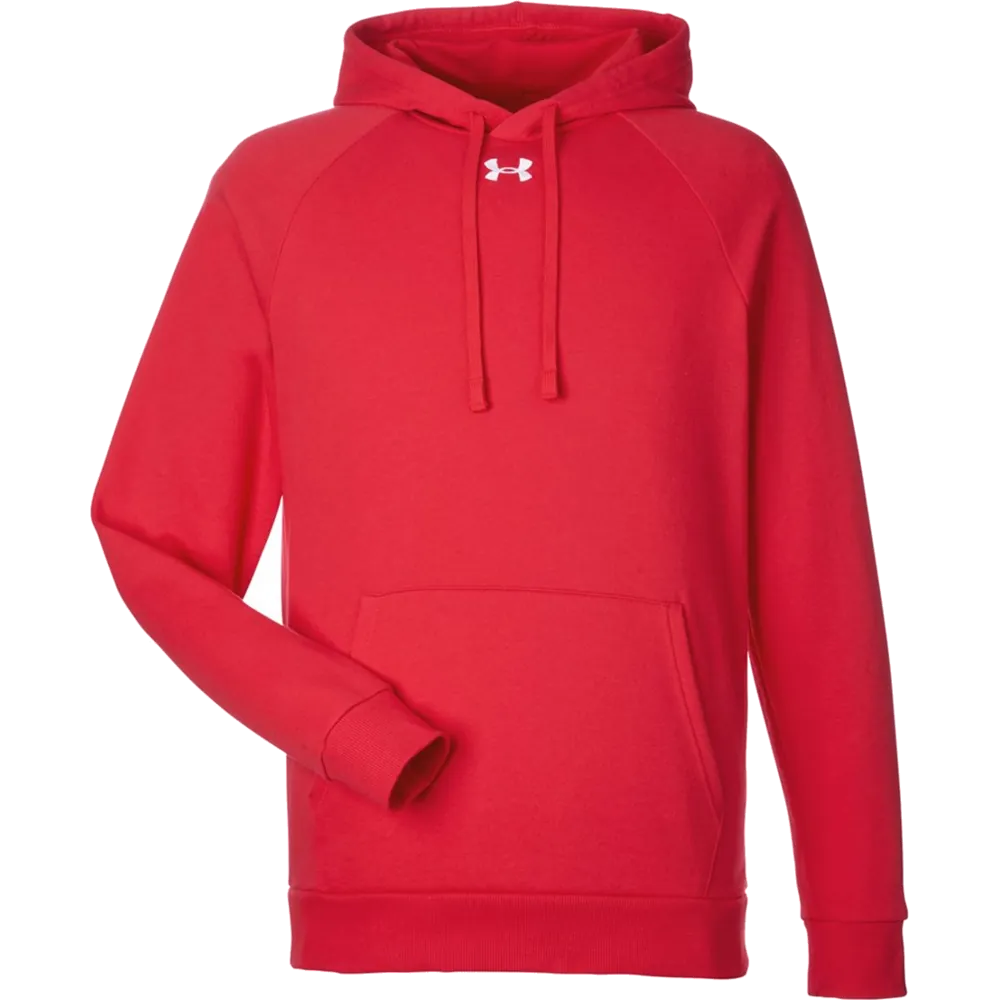 Under Armour 1379757 Rival Fleece Hoodie – POD — Red/ White