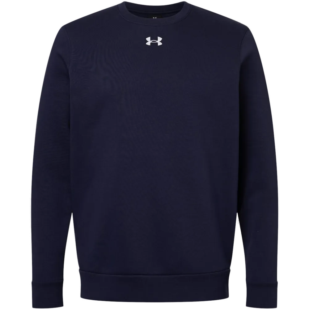 Under Armour 6014160 Team Icon Fleece Crewneck – POD — Midnight Navy/ White 