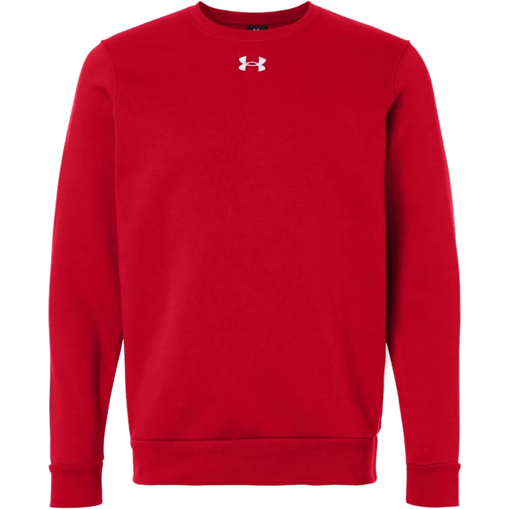 Under Armour 6014160 Team Icon Fleece Crewneck – POD — Red/ White