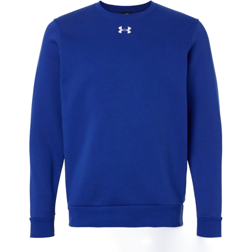 Under Armour 6014160 Team Icon Fleece Crewneck – POD — Royal/ White