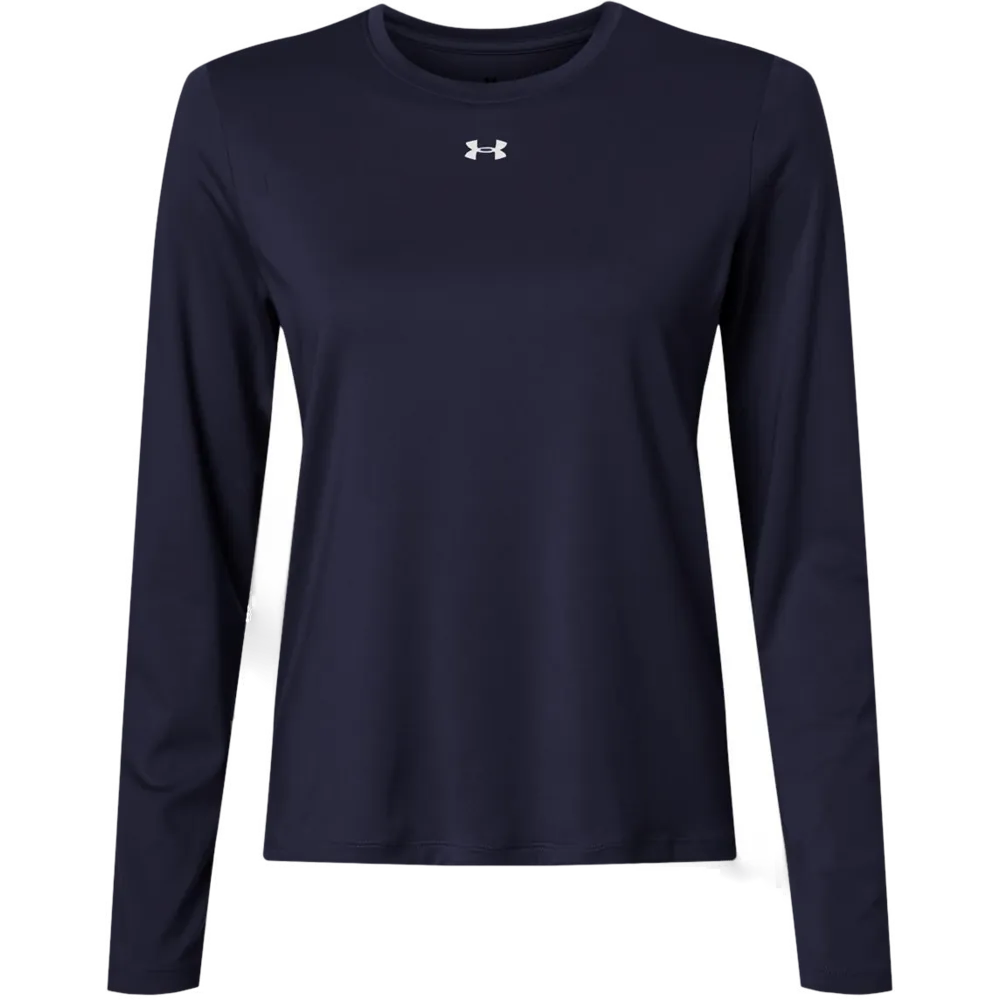Under Armour 6014457 Women's Team Vanish Long Sleeve T-Shirt – POD — Midnight Navy/ White