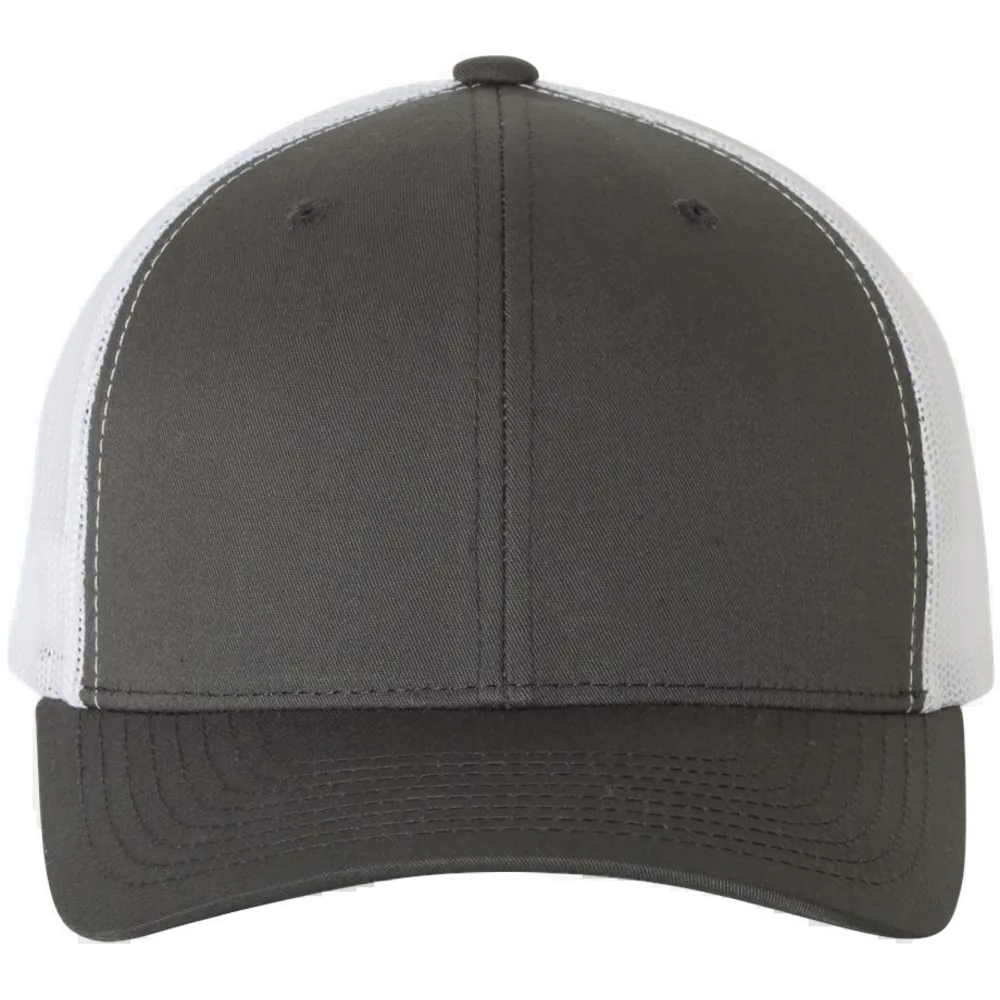 Retro Trucker Cap — Charcoal/ White