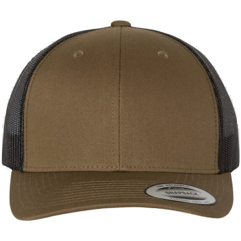 Retro Trucker Cap — Coyote Brown/ Black