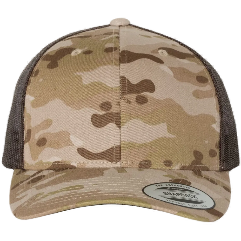 Retro Trucker Cap — Multicam Arid/ Brown