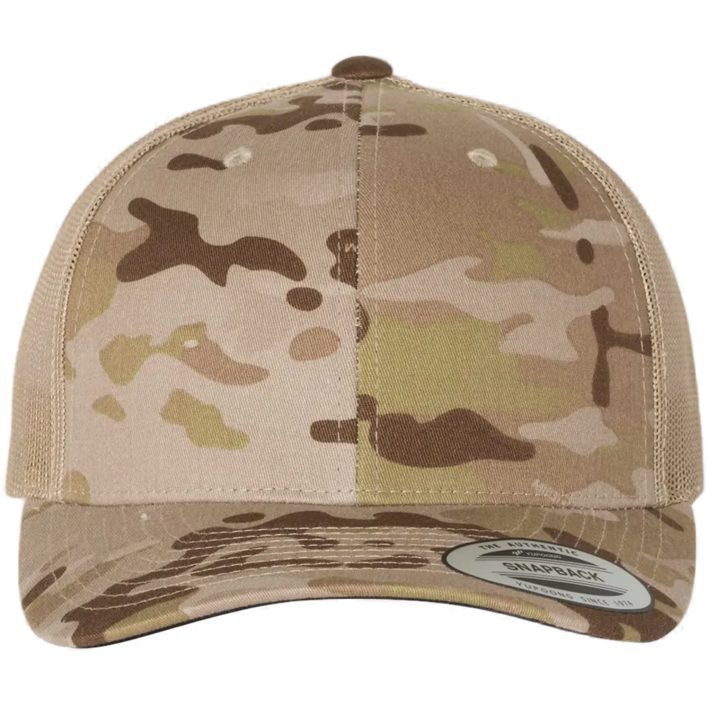 Retro Trucker Cap — Multicam Arid/ Tan