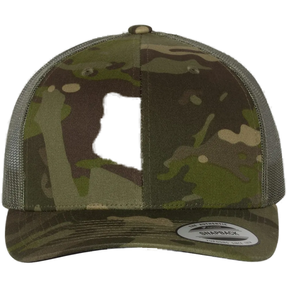 Retro Trucker Cap — Multicam Tropic/ Green