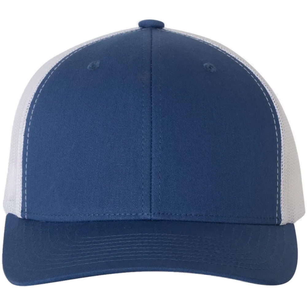 Retro Trucker Cap — Royal/ White