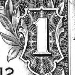 Hidden Owl on the One Dollar Bill