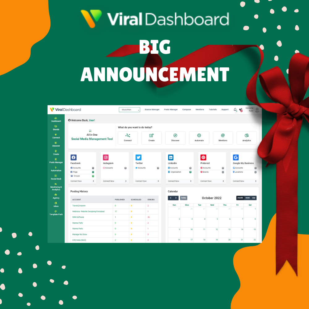 ViralDashboard Big Announcement News