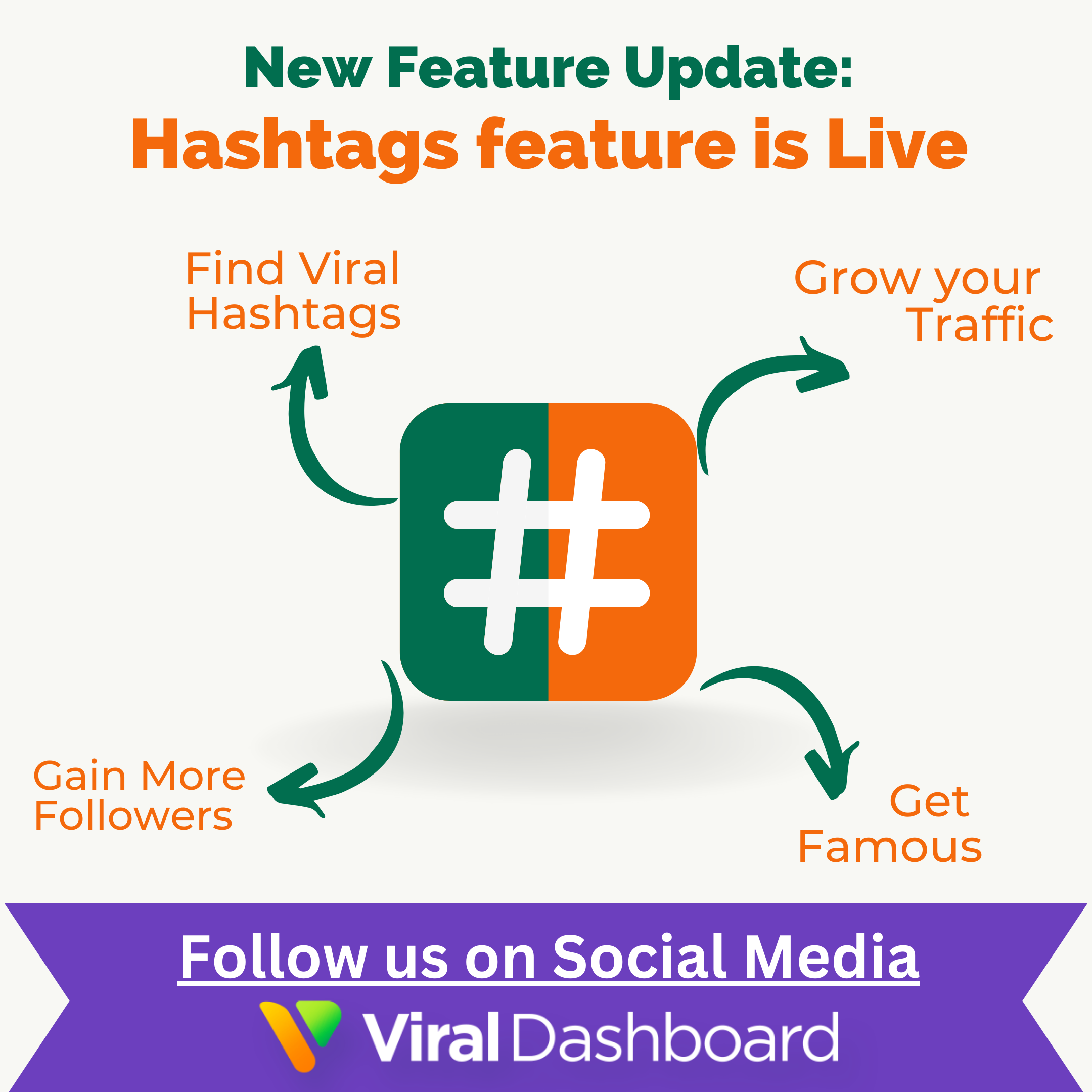Viraldashboard New Feature Alert – Viral Hashtags Generator
