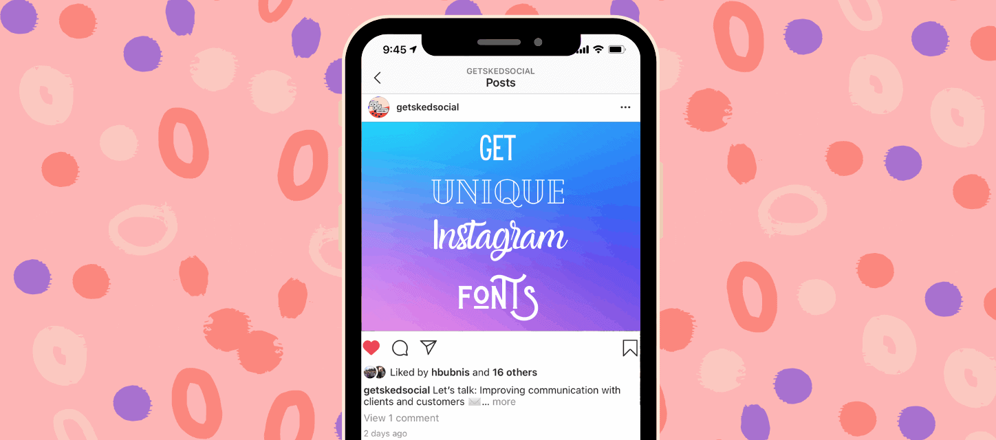 Enhancing engagement and creating a unique Instagram presence through font customization