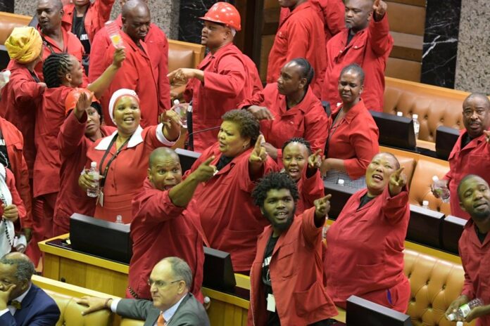 SONA disruption comes back to haunt the EFF as Parliament takes action