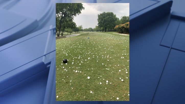 Storms bring hail, rain to some parts of North Texas on Sunday