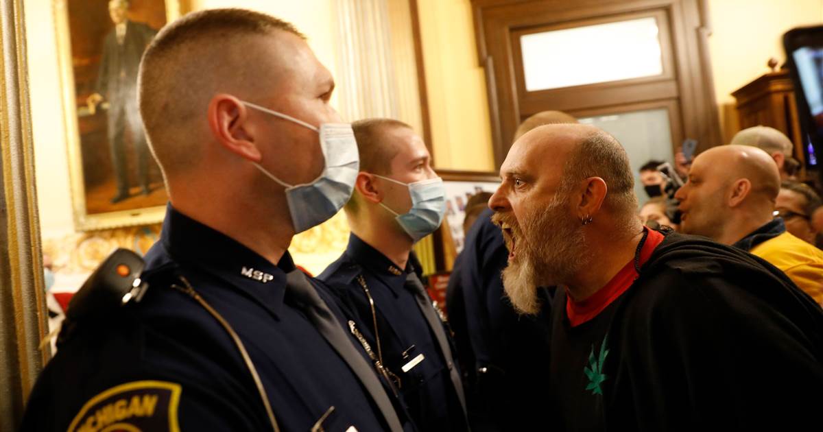 hundreds-of-protesters-some-carrying-guns-in-the-state-capitol-demonstrate-against-michigans-emergency-measures.jpg Hundreds of protesters, some carrying guns in the state Capitol, demonstrate against Michigan’s emergency measures