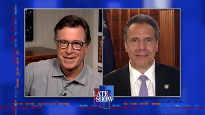 Stephen Colbert And Andrew Cuomo Discuss Surprising COVID Statistics