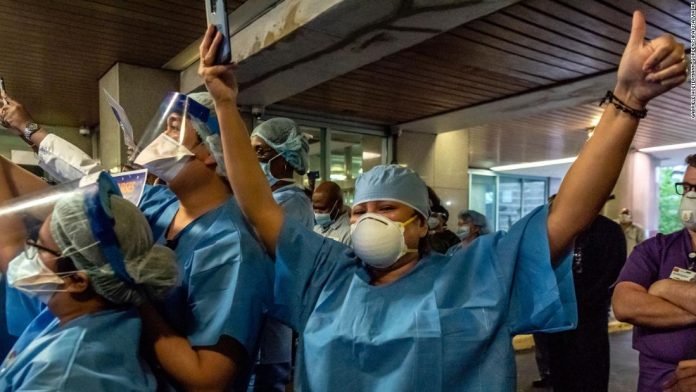 Some coronavirus hot spots see rare good news as the nation debates over reopening