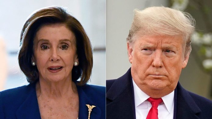 Pelosi snaps at reporter who mentions Trump: ‘Don’t waste your time or mine on what he says’