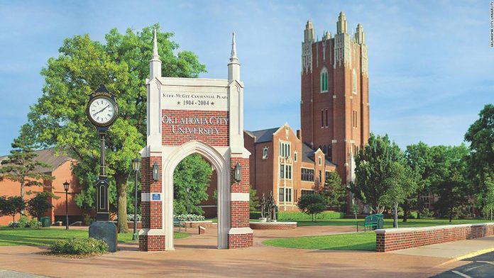 A virtual graduation at Oklahoma City University was hacked with racist attacks