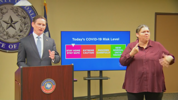 Dallas County introduces alert-style scale for COVID-19 risk level