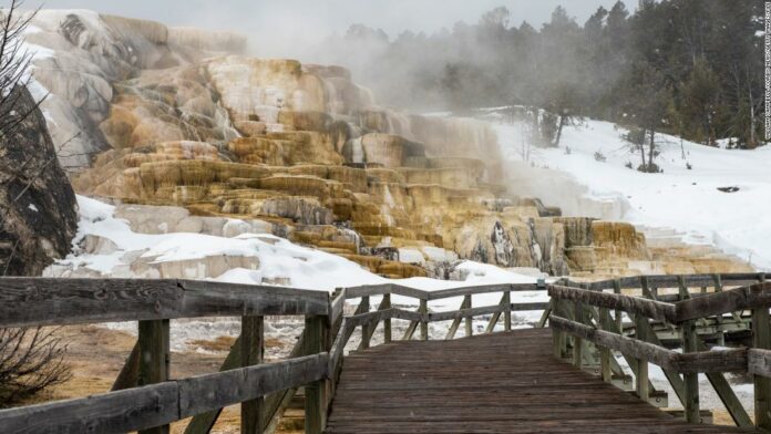 A woman suffers burns after illegally entering Yellowstone National Park, park officials say