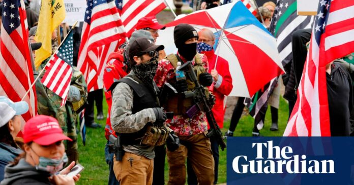 Michigan: rightwing militia groups to protest stay-at-home orders