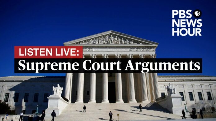 LISTEN LIVE: Supreme Court hears arguments by phone