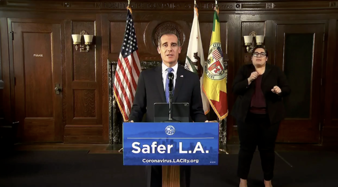 L.A. Coronavirus Update: Mayor Eric Garcetti Says, “I Don’t Want To Turn Los Angeles Into Some Sort Of Police State”