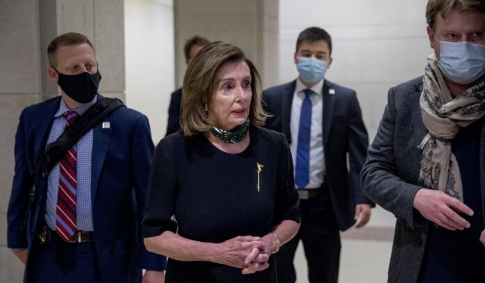 Nancy Pelosi dismisses ‘partisan wish list’ jab at $3 trillion coronavirus spending bill