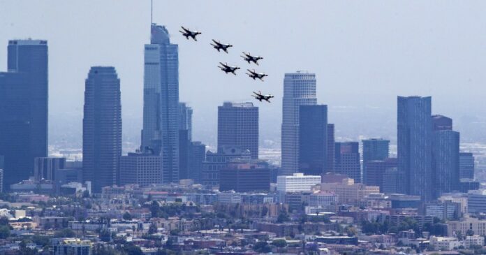 Here’s where you can see the Thunderbirds flyover