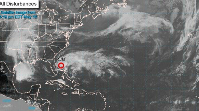Tropical depression forms off the coast of Florida