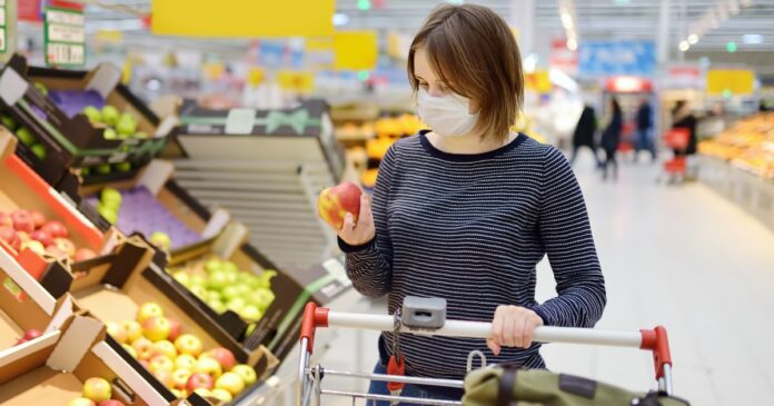 Are you wearing gloves or a mask to the shops? You might be doing it wrong