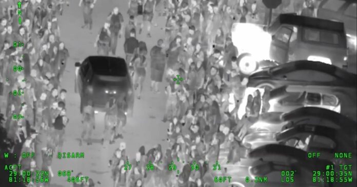 Authorities release video of massive block party in Florida that turned violent