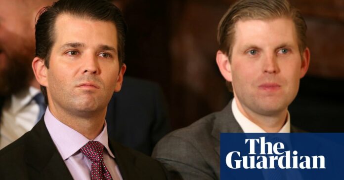 Trump sons provoke outrage with baseless attacks on Biden and lockdown