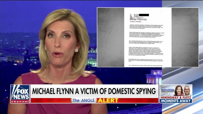 Laura Ingraham reveals how Michael Flynn was ‘targeted by Jim Comey’s FBI’