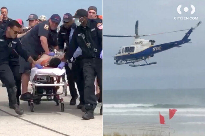 Man drowns at Rockaway Beach after being swept out to sea