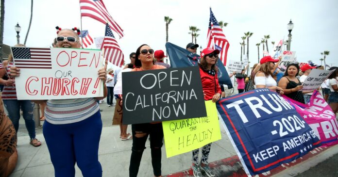 Newsom vows to reopen churches amid Trump demand