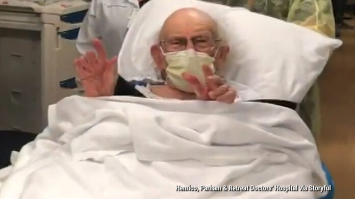 WWII veteran, 100, beats coronavirus after losing wife to illness