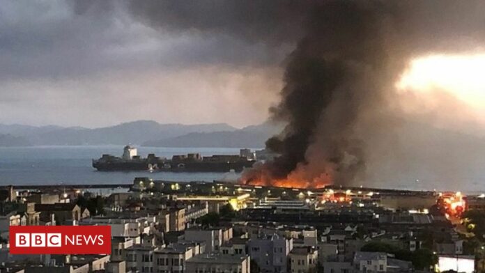 Fire engulfs San Francisco’s Fisherman’s Wharf