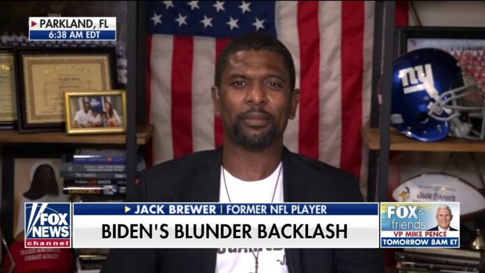 former-nfl-player-jack-brewer-on-biden-backlash-over-black-voter-comment-the-mask-is-off.jpg Former NFL player Jack Brewer on Biden backlash over black voter comment: ‘The mask is off’