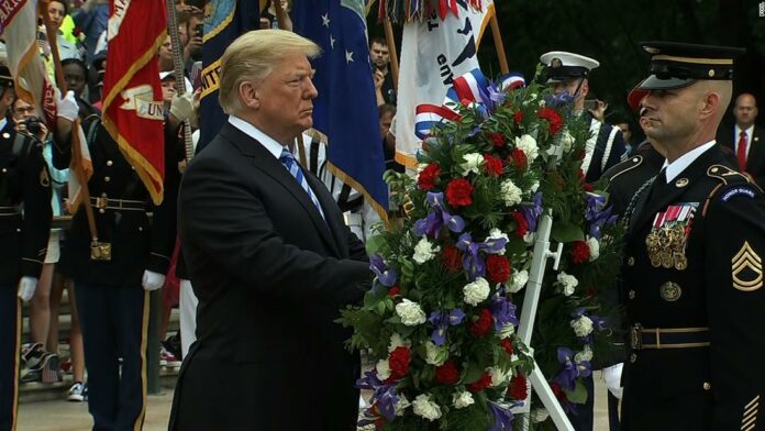 Trump to participate in Memorial Day wreath laying at Arlington National Cemetery