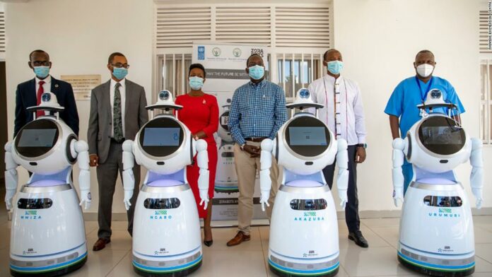 Rwanda has enlisted anti-epidemic robots in its fight against coronavirus