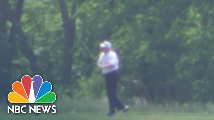 Trump Hits The Golf Course For First Time During Pandemic | NBC Nightly News