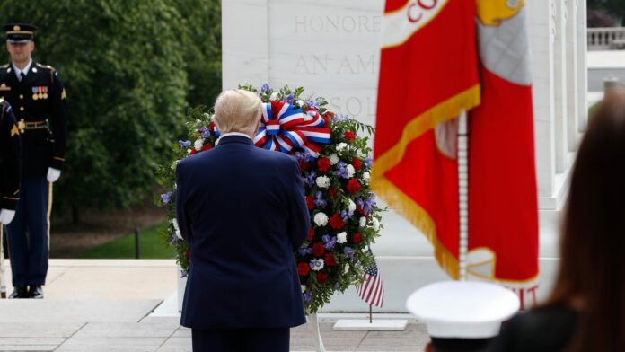‘As one nation, we mourn.’ Trump marks Memorial Day during coronavirus pandemic