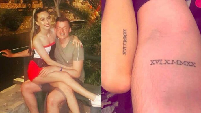 Couple got tattoos of future wedding date before coronavirus cancellation: ‘All you can do is laugh’