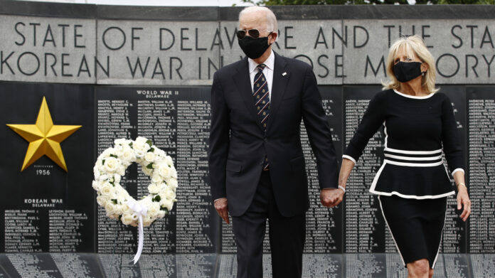 Biden Commemorates Memorial Day In First Outing Amid Coronavirus Pandemic